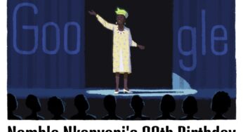 Nomhle Nkonyeni: Google Doodle celebrates Black South African actress’ 80th birthday