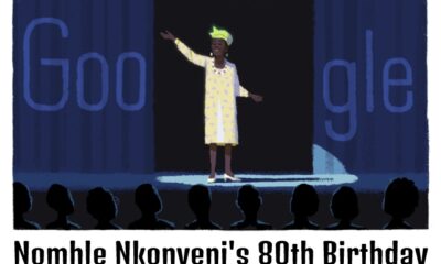 nomhle nkonyeni 80th birthday google doodle