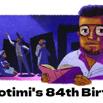 ola rotimi 84th birthday google doodle