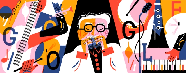 toots thielemans 100th birthday google doodle