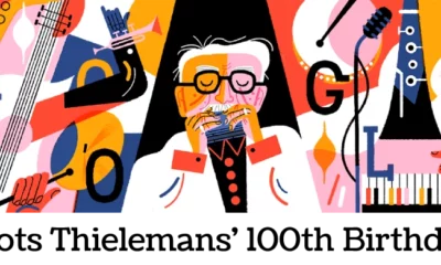 toots thielemans 100th birthday google doodle