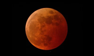 First total lunar eclipse 2022 – a supermoon eclipse – full moon – Flower Moon on May 15 16 2022 Sunday