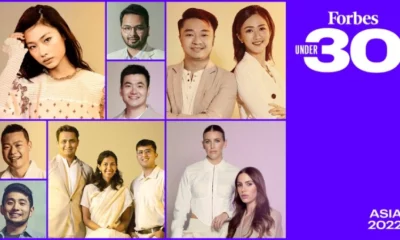 Forbes declared its seventh annual 30 Under 30 Asia class of 2022 list