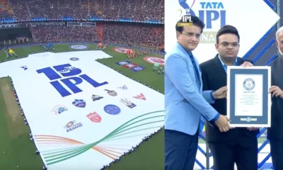 Indian Premier League IPL Along With BCCI Sets Guinness Book World Record With The Largest Cricket Jersey