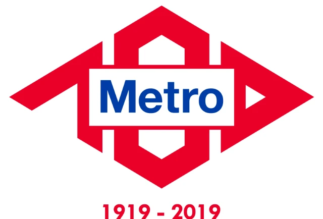 Logo 100 Anniversary of Metro de Madrid