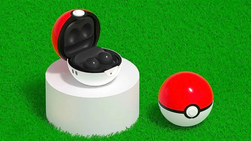 Samsungs New Poke Ball Galaxy Buds Earbud Charging Case Is Now Only Available In South Korea