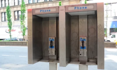 The last public payphone from NYC streets was removed by Leonard Greene