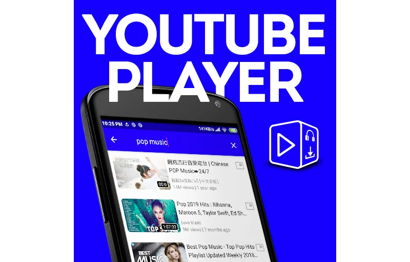 Youtube Player Free Popup Music Application