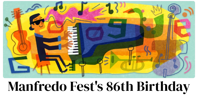 manfredo fest 86th birthday google doodle