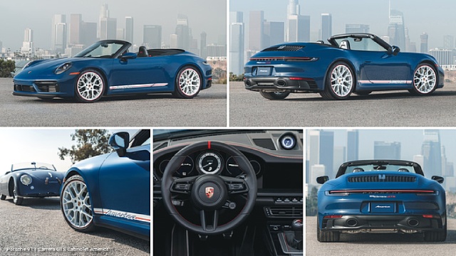 2023 Porsche 911 Carrera GTS Cabriolet America Edition is a special edition model to honor the USA