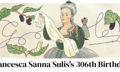 Francesca Sanna Sulis 306th Birthday Google Doodle