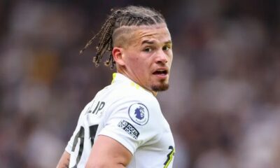 Manchester City agree to sign England midfielder Kalvin Phillips from Leeds United