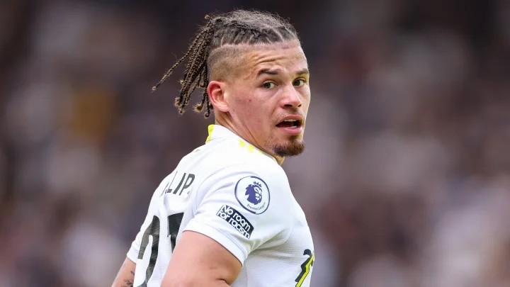Manchester City agree to sign England midfielder Kalvin Phillips from Leeds United