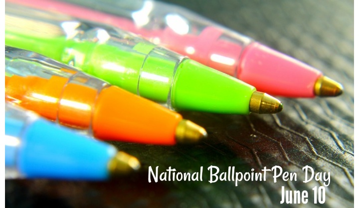 National Ballpoint Pen Day June 10