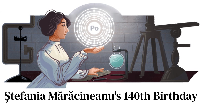 Stefania Maracineanu 140th Birthday Google Doodle