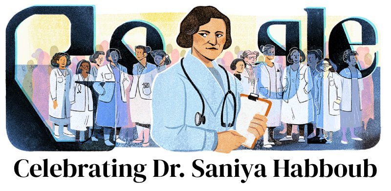 celebrating dr saniya habboub سنية حبوب Google doodle
