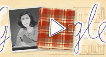Anne Frank: Google Doodle is honoring the Jewish German-Dutch diarist and her book “The Diary of a Young Girl”