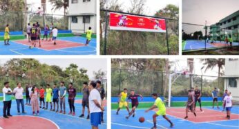 CFTI and BookASmile build a Basketball Court for youth from underprivileged communities in Maharashtra