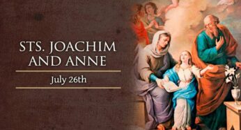 Feast Day of Saints Joachim and Anne Celebration on July 26, 2022