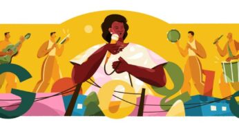 Google Doodle celebrates the 78th birthday of Brazilian samba singer and songwriter Jovelina Pérola Negra