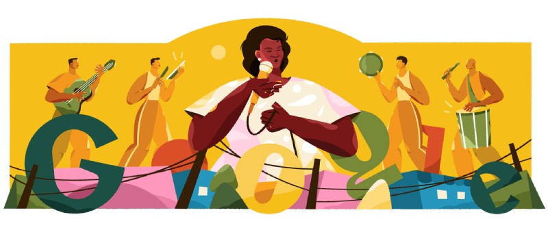 Jovelina Perola Negra 78th Birthday Google Doodle