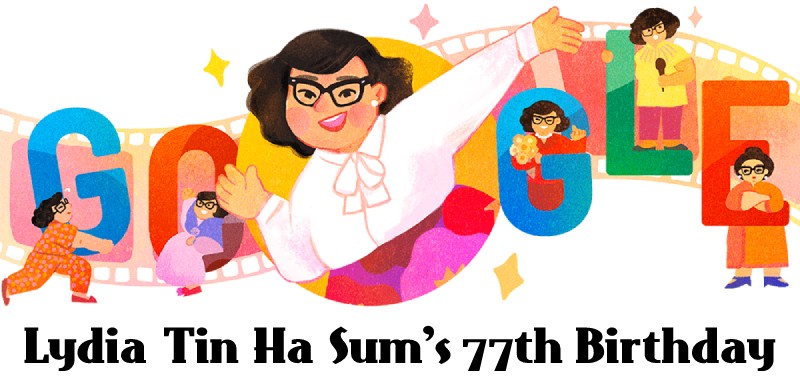 Lydia Tin Ha Sum 77th Birthday Google Doodle