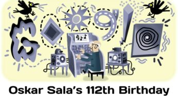 Oskar Sala: Google Doodle celebrates the 112th birthday of the German physicist, composer, and pioneer of electronic music
