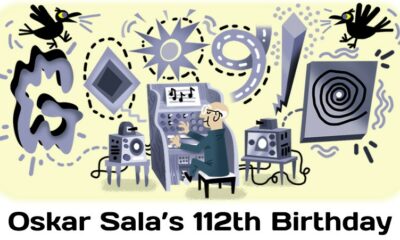 Oskar Sala 112th Birthday Google Doodle