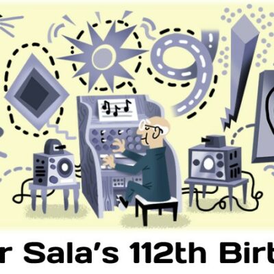 Oskar Sala 112th Birthday Google Doodle