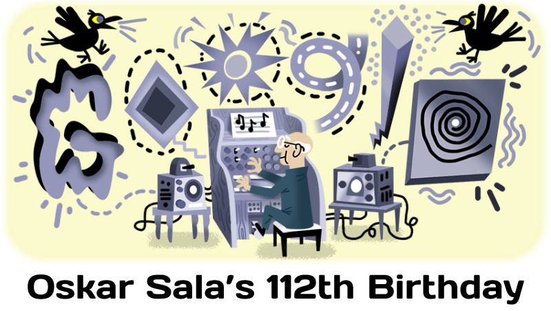 Oskar Sala 112th Birthday Google Doodle