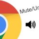 Steps to follow to mute and unmute the volume in Google Chrome tabs