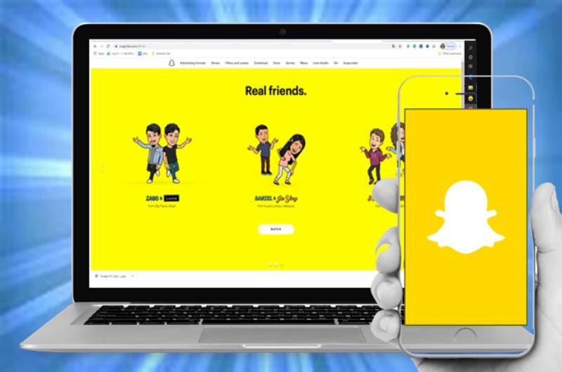 Steps to follow to use Snapchat on Windows PC Mac or another computer