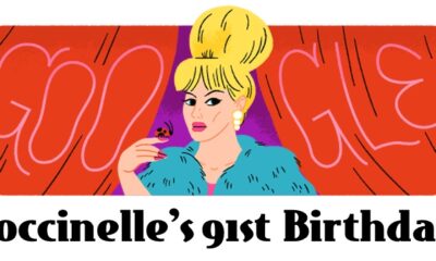 Coccinelle 91st Birthday Google Doodle