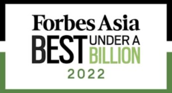 Forbes listed Asia’s Best Under A Billion 2022 highlights 200 Asia-Pacific public companies with sales under US$1 billion