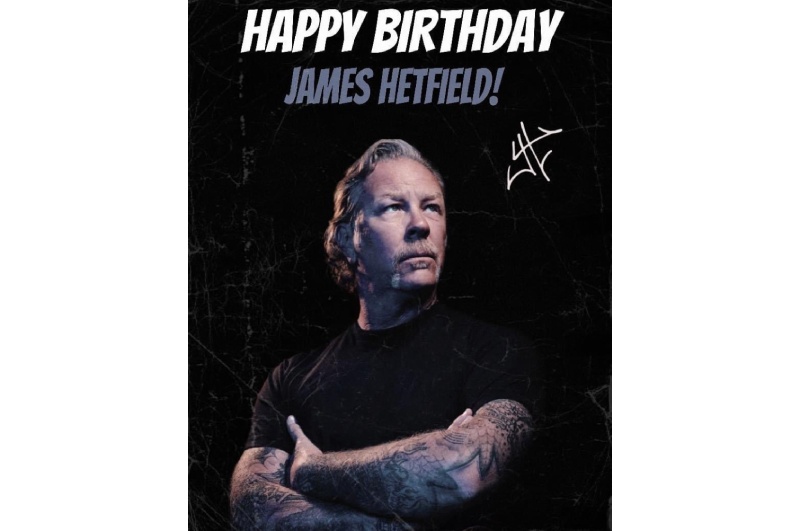 James Hetfield Birthday