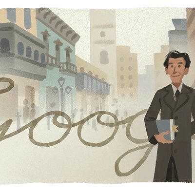 Julio Ramon Ribeyro 93rd Birthday Google Doodle