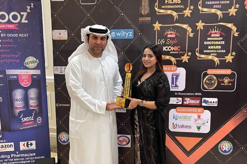 Nayala receives best international bridal makeup awards in Dubai