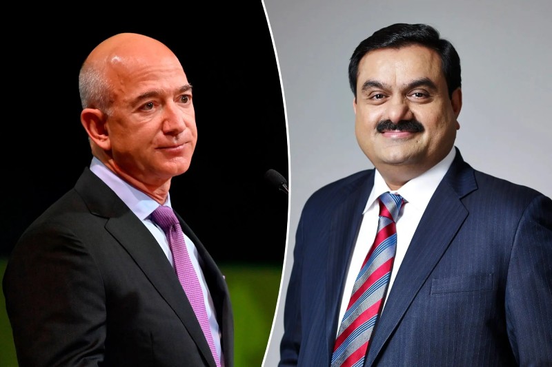 Billionaire Jeff Bezos Loses Spot as Worlds Second Most Richest Person to the Indian mogul Gautam Adani