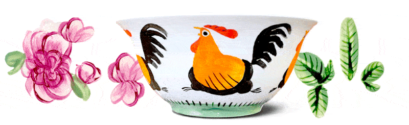 Celebrating the Lampang Rooster Bowl Google Doodle