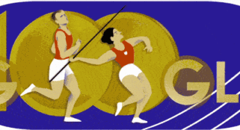 Emil Zátopek and Dana Zátopková: Google Doodle celebrates the 100th Birthday of the Czech Olympic athletes