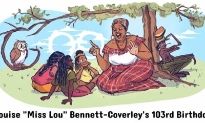 Louise Bennett Coverley or Miss Lou 103rd Birthday