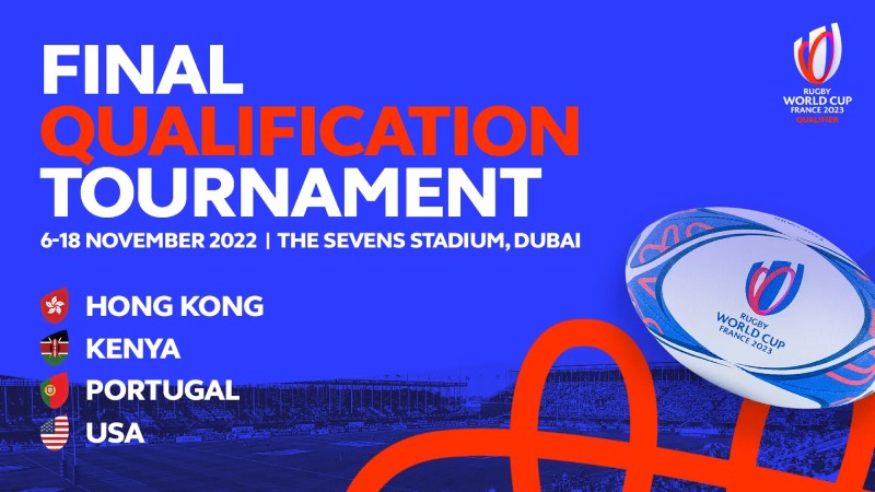Match schedule confirmed for the Rugby World Cup 2023 Final Qualification Tournament