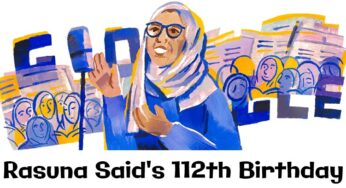Interesting Facts about Rasuna Said; Google Doodle celebrates the 112th birthday of an Indonesian National Hero