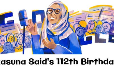 Rasuna Said 112th Birthday Google Doodle