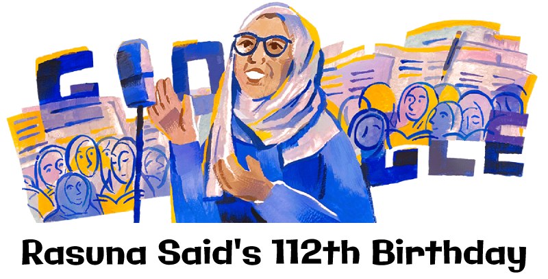 Rasuna Said 112th Birthday Google Doodle