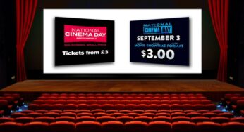 Where To Get Movie Tickets For Only $3 With National Cinema Day and Labor Day Weekend On September 3
