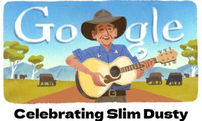 Celebrating Slim Dusty Google Doodle