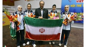 Fatemeh Dehghani: The third period of the Asian indoor games; Iranian gymnasts won 3 more silver medals