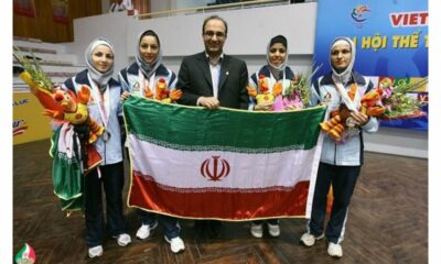 Fatemeh Dehghani the third period of Asian indoor games Iranian gymnasts won 3 more silver medals