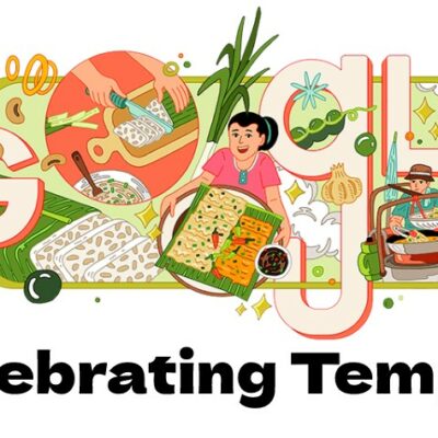 Google Doodle is celebrating Tempeh a traditional Indonesian food
